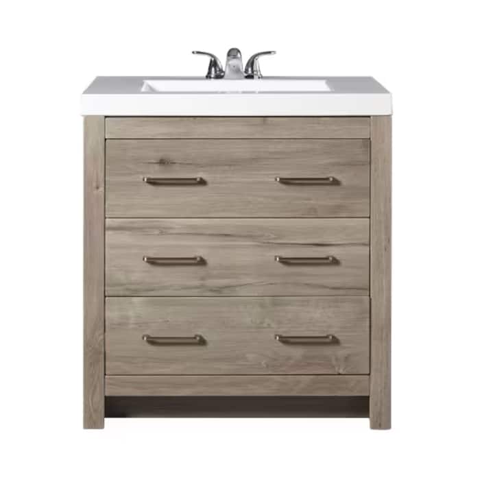 Glacier Bay Bathroom Vanities The Home Depot